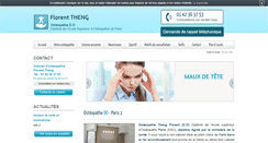 Desktop Screenshot of osteopathe-theng.fr